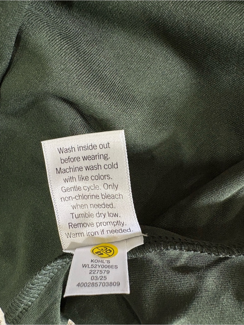 LC Lauren Conrad Petites Eyelet Mini Dress Puff Sleeve Olive Green Size PM NWT - Picture 6 of 7